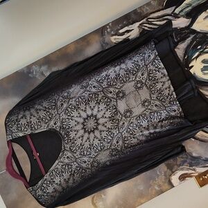 Johnny Was Biya silk and modal knit tunic